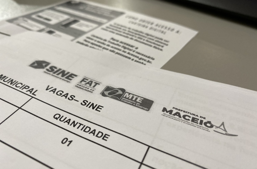 Sine Maceió oferta mais de 200 oportunidades para o mercado de trabalho