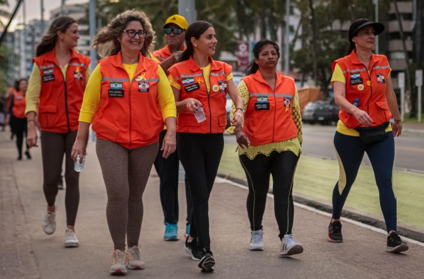 Defesa Civil de Maceió promove caminhada em alusão ao Setembro Amarelo