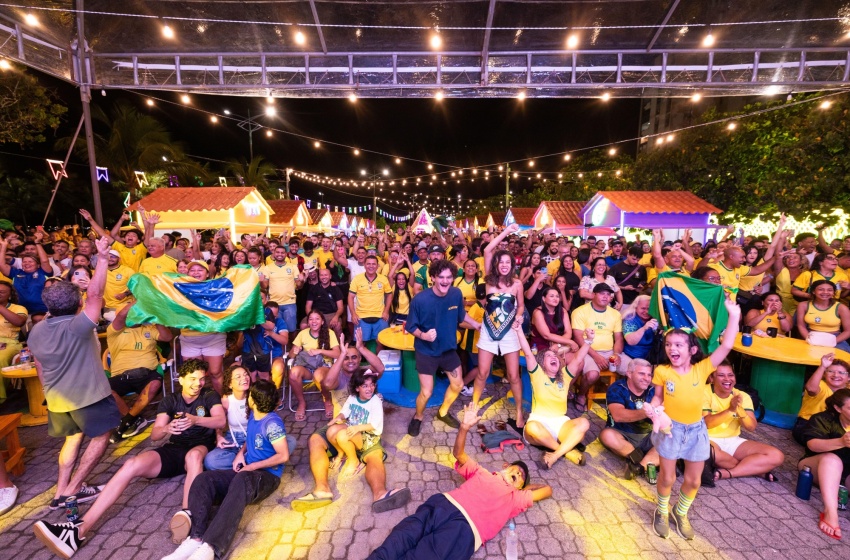 Vila Junina recebe transmissão de Brasil x Japão e programação musical nesta segunda (29)