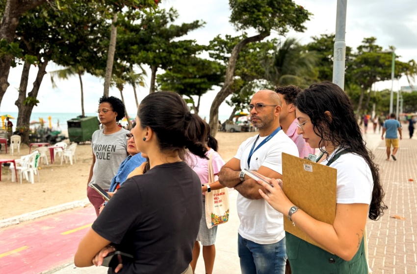 Comitê Gestor do PGI vistoria trecho da orla entre Pajuçara e Jacarecica nesse domingo (2)
