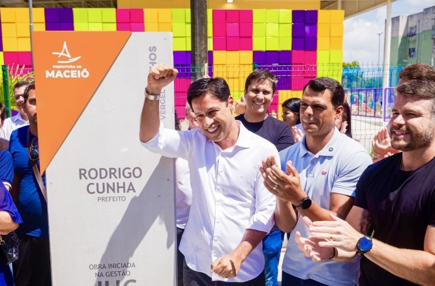 Prefeito Rodrigo Cunha entrega Gigantinho Bilíngue Parque da Lagoa e destaca transformação histórica no Vergel