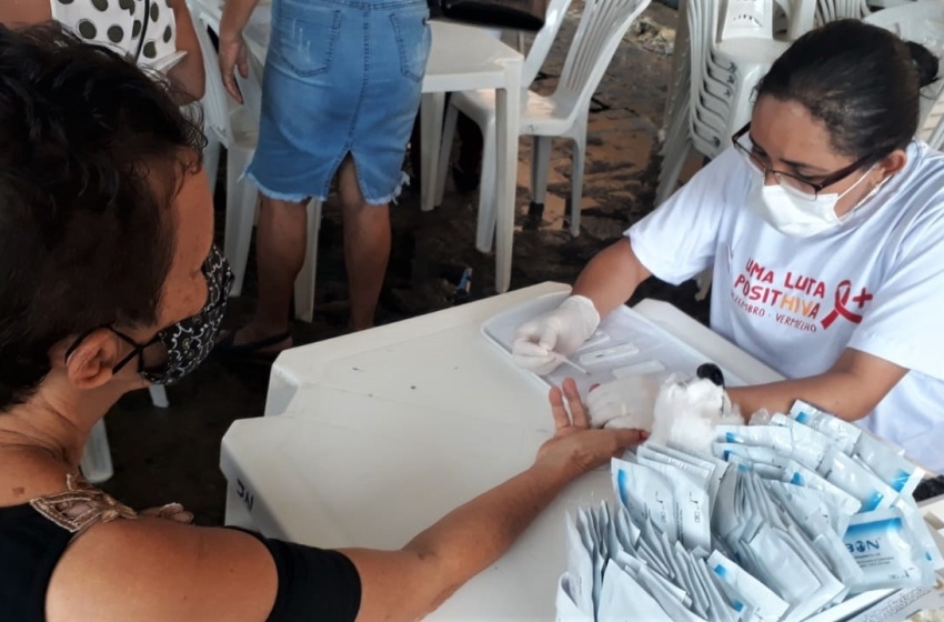 Dezembro Vermelho: Saúde leva prevenção a diversos pontos da capital