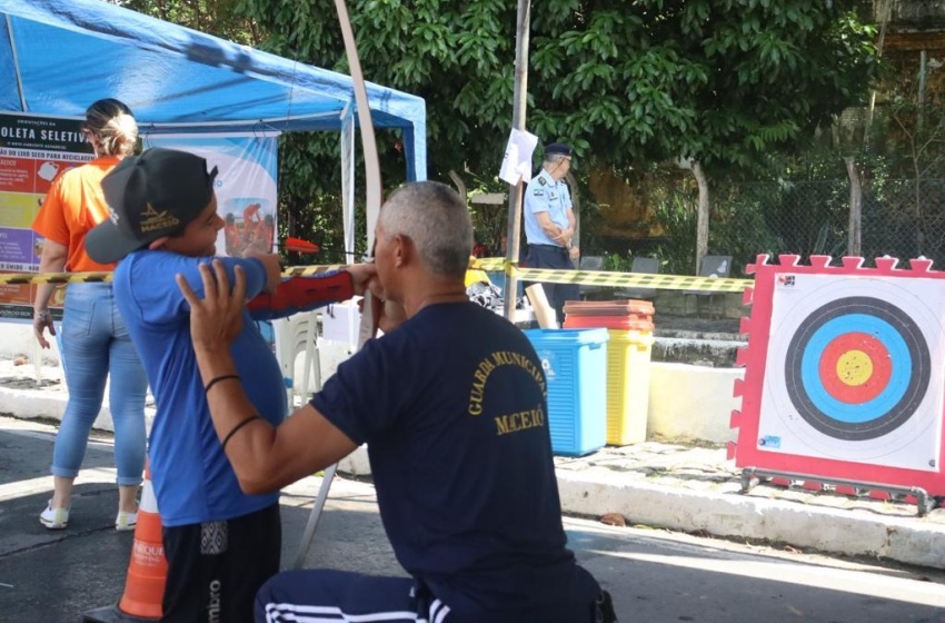 Segurança Cidadã oferece esporte e música na abertura da campanha "Somos Meio Ambiente"