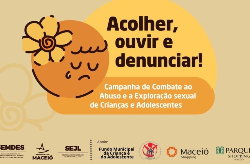 Confira a programação do Maio Laranja em Maceió
