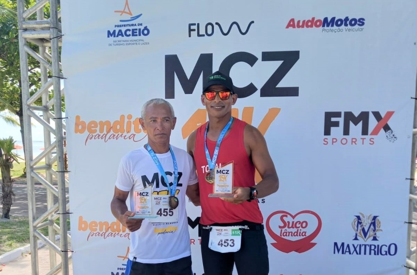 Guardas municipais conquistam pódio em corrida de rua na praia de Pajuçara