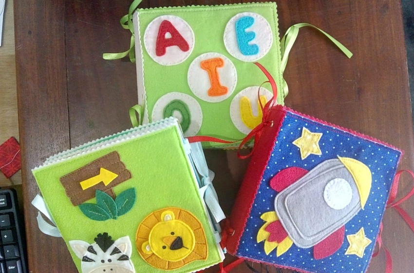 Artesã da Economia Solidária produz brinquedos lúdicos e educativos