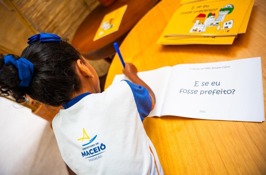 Crianças de CMEIs de Maceió lançam livros escritos e ilustrados por elas, na 11ª Bienal de Alagoas