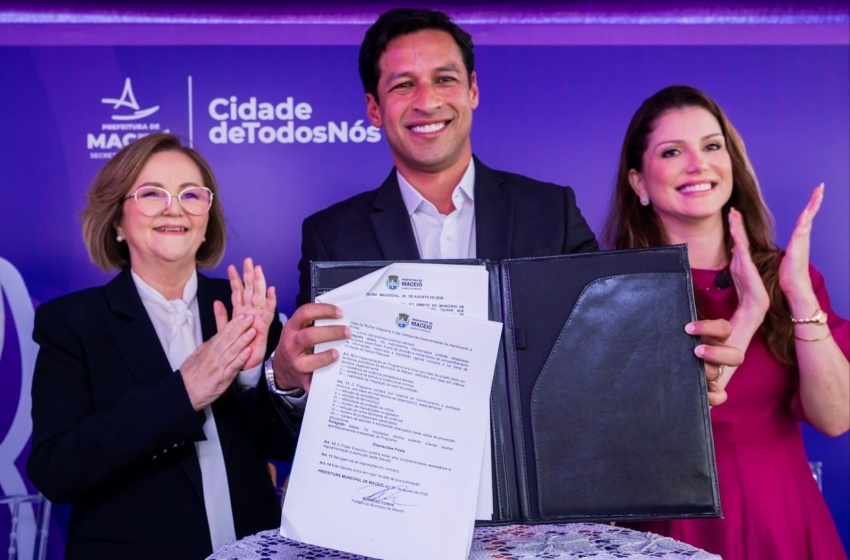 'Vamos construir a maior rede de proteção à mulher em Alagoas', diz prefeito Rodrigo Cunha ao lançar o Programa Olhar que Protege