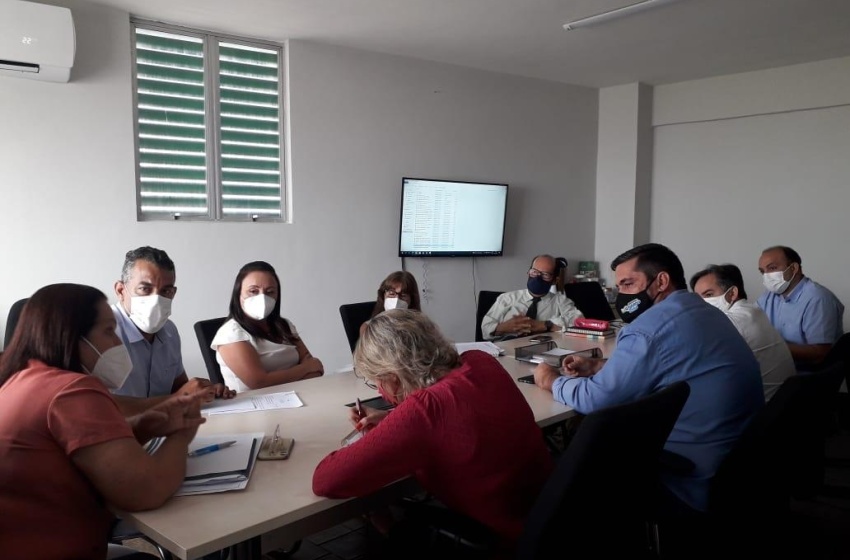 Secretária de Saúde recebe comissão de vereadores