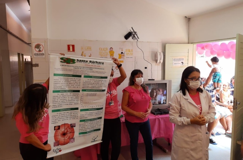 Maceió Rosa: USF Robson Cavalcante realiza ação para usuárias