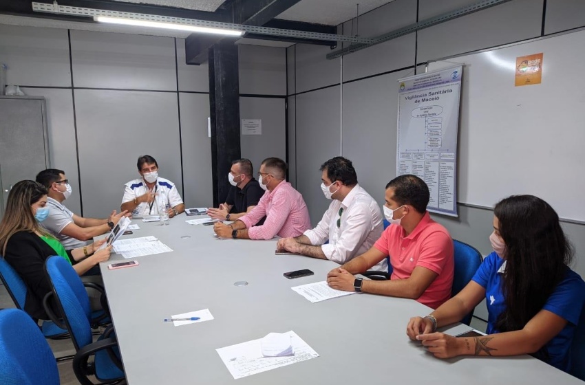 Representantes do futebol alagoano firmam termo para adequação sanitária