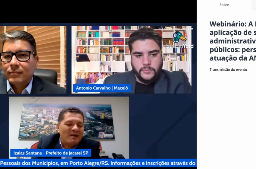 Prefeitura de Maceió marca presença em Webinário da Lei Geral de Proteção de Dados Pessoais