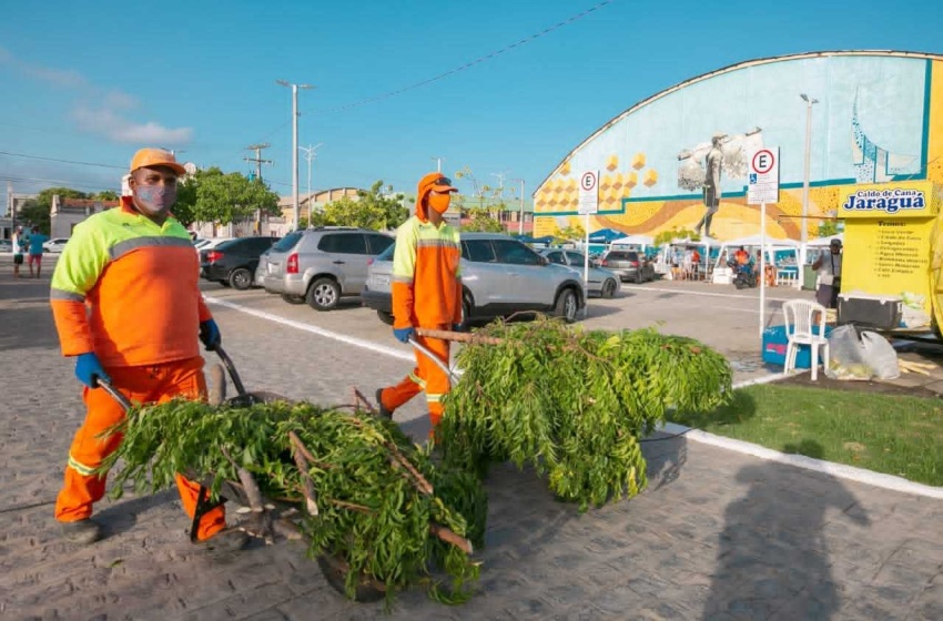 Centro Pesqueiro passa por limpeza para receber a população na Semana Santa