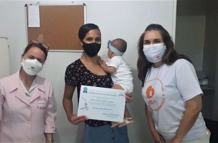 Saúde homenageia mães no Dia Mundial de Doação de Leite Humano