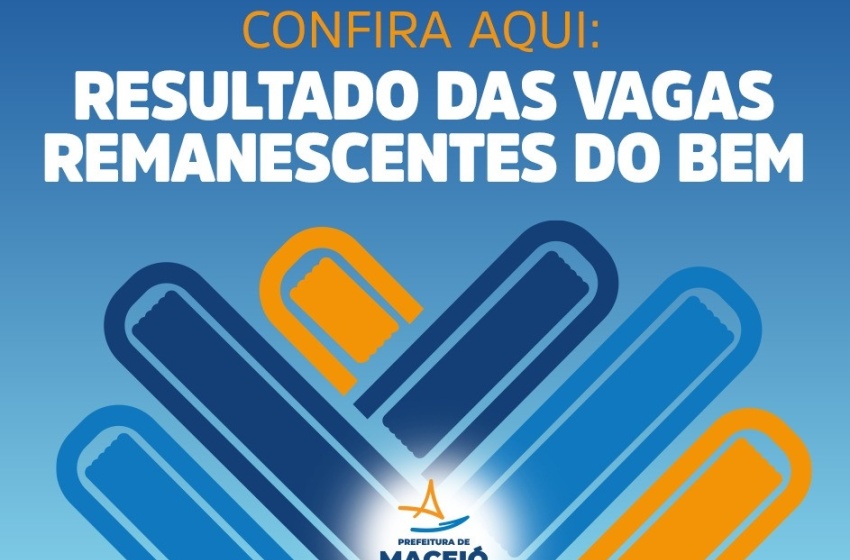 Educação divulga resultado de matrícula das vagas remanescentes