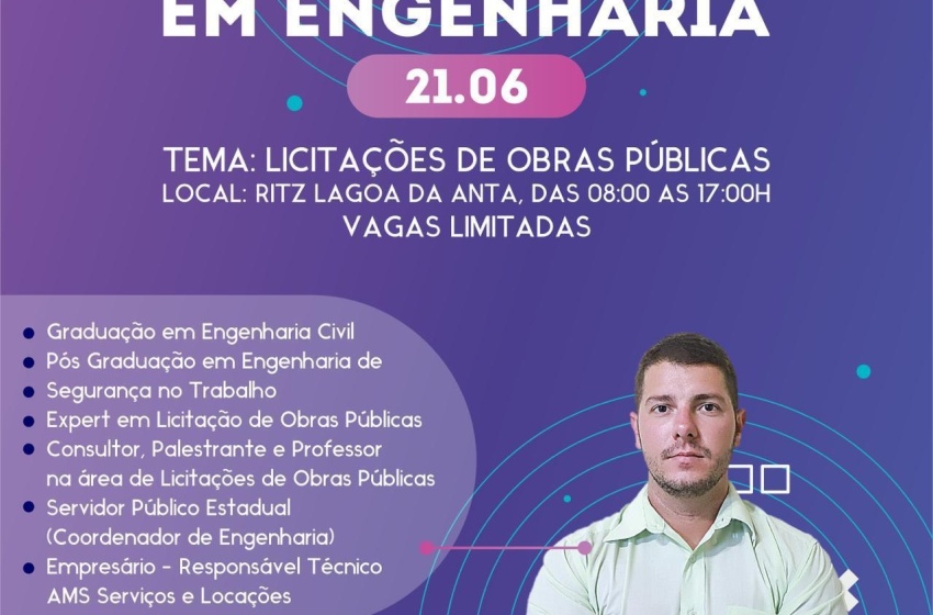 Infraestrutura realiza curso de licitação para aperfeiçoar servidores
