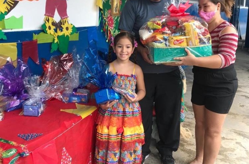 Tradições nordestinas são tema de gincana na Escola Municipal Cleto Marques Luz