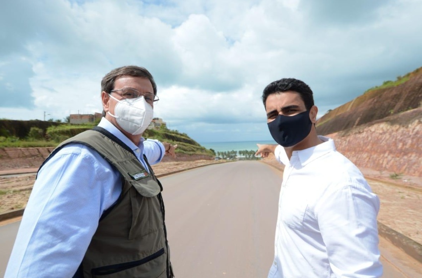 Prefeitura e ministro do Turismo vistoriam obras da Ecovia Norte