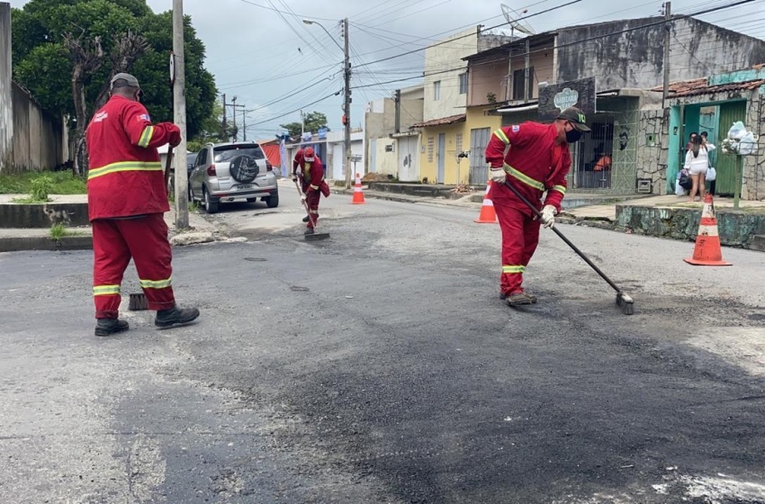 Infraestrutura leva operação tapa-buraco para vias com grande fluxo de veículos