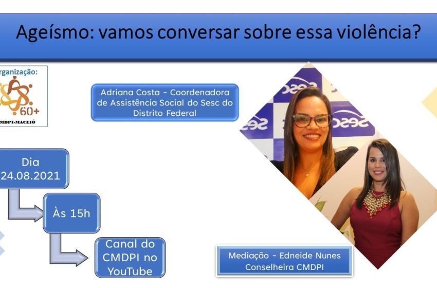 Assistência social realiza live sobre combate a violência contra o idoso