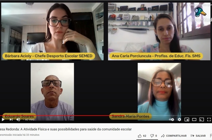 Educação debate importância das atividades físicas para a comunidade escolar