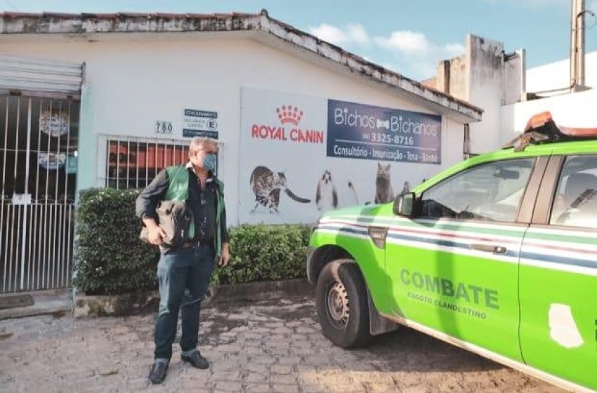 Operação de fiscalização autua 100 estabelecimentos veterinários em Maceió