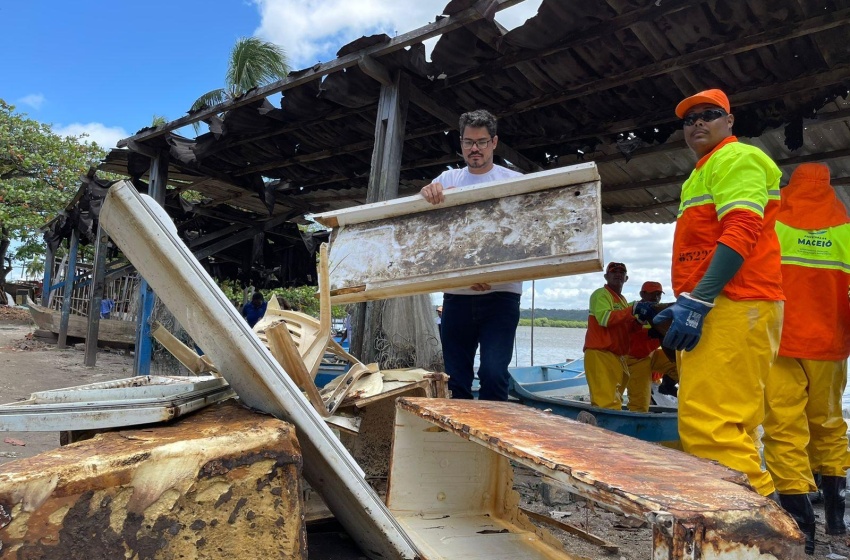 “Pinto e Sururu”: ação retira 150 toneladas de resíduos da Lagoa Mundaú