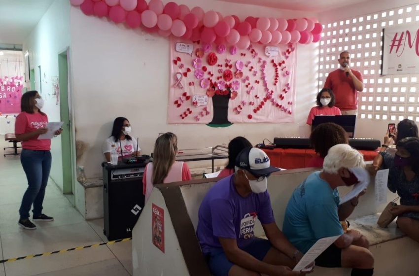 Outubro Rosa: Unidades de Saúde promovem ações junto aos usuários