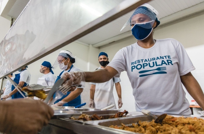Movimento no Restaurante Popular retoma patamar anterior à pandemia