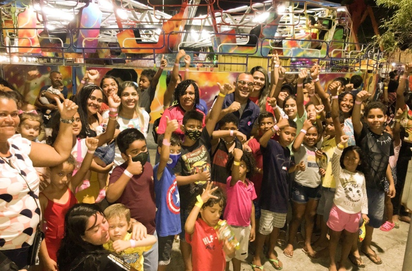 Prefeitura firma parceria e promove dia de lazer para mais de 600 crianças