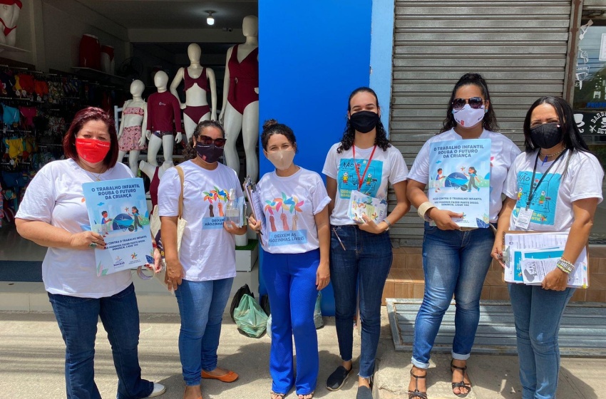 Assistência Social promove ação de combate ao trabalho infantil no Benedito Bentes