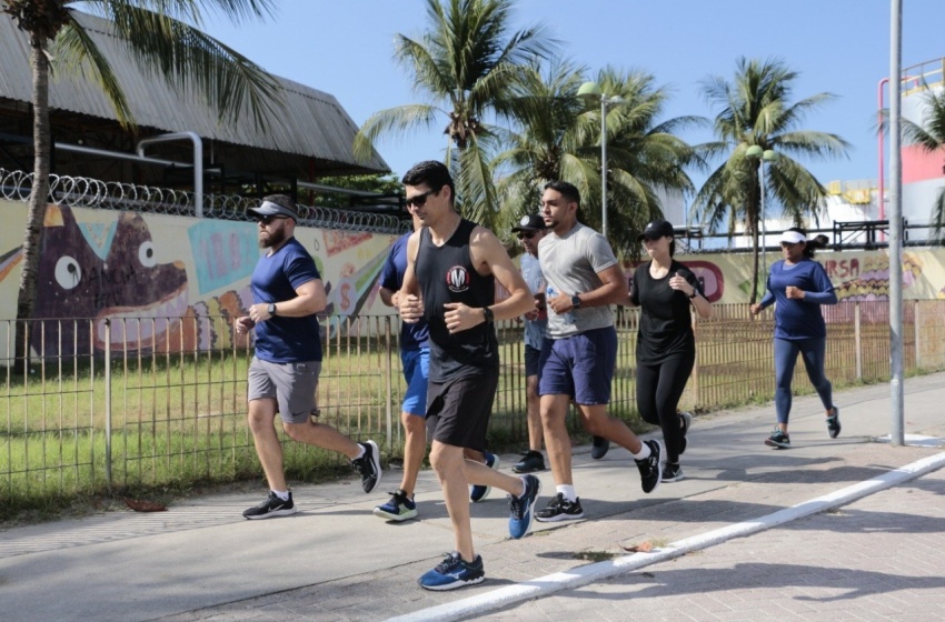 Atividades esportivas na orla marítima encerram Semana da Guarda Municipal