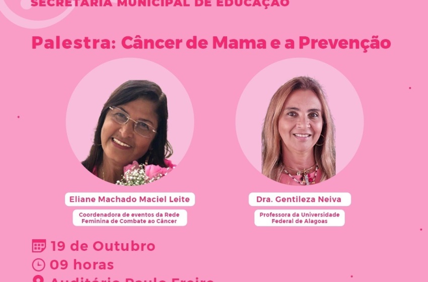 Outubro Rosa: Educação promove ação de conscientização com servidores