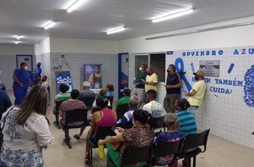 Novembro Azul: Dia D da campanha mobiliza usuários na UBS Tereza Barbosa
