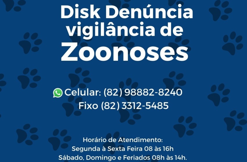 UVZ passa a receber denúncias também pelo WhasApp a partir desta quarta (1°)