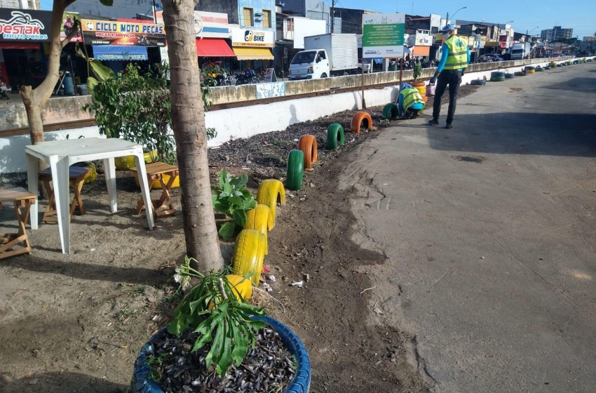 Prefeitura revitaliza antigo ponto de lixo no bairro do Prado