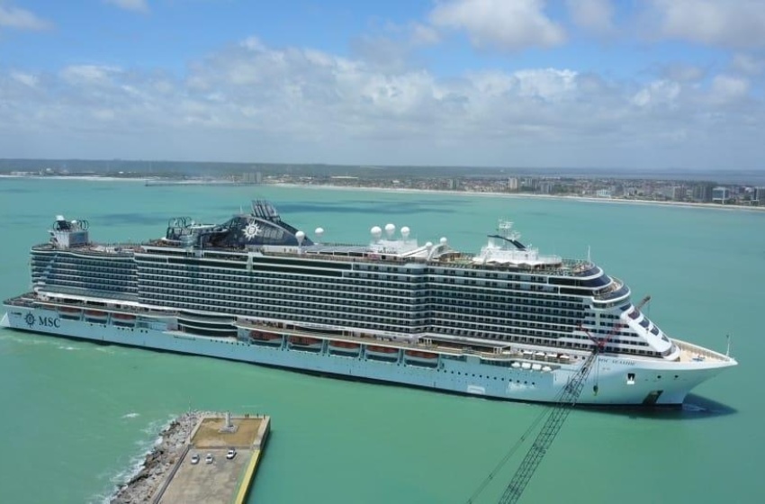 Msc Seaside abre temporada de cruzeiros em Maceió e deve movimentar a economia em R$ 2 milhões