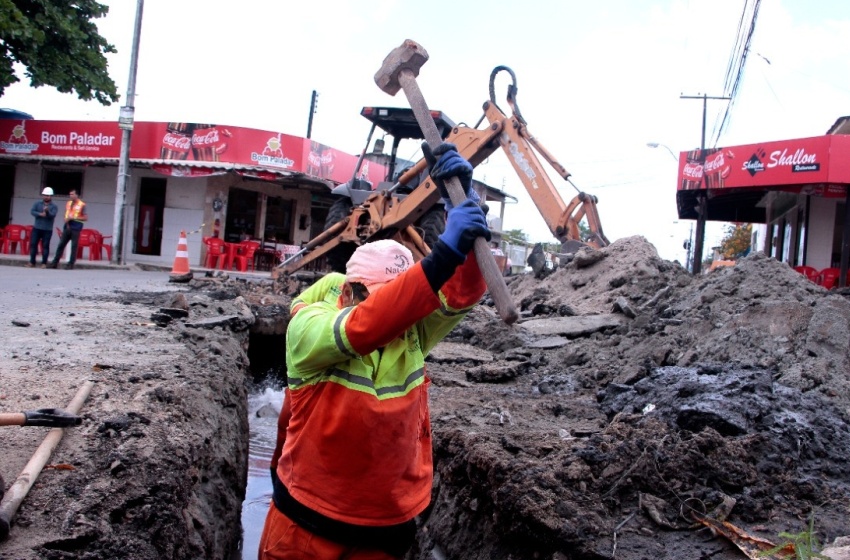 Infraestrutura intensifica serviços de construção e recuperação de galerias pluviais nos bairros