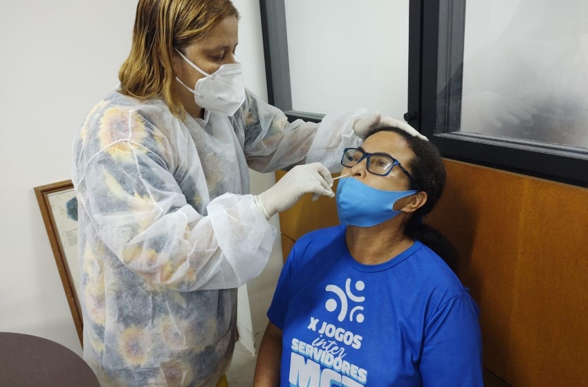 Desenvolvimento Sustentável realiza testagem de Covid-19 em servidores