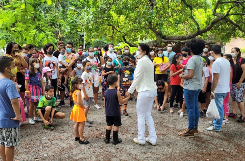 Mais de 250 pessoas participam de programação especial no Parque do Horto