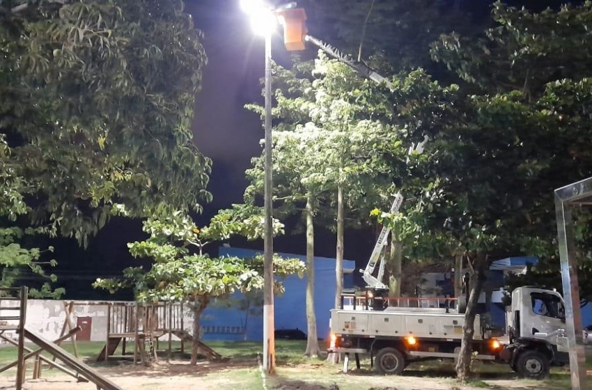 Mirante do Jacintinho recebe manutenção na estrutura de iluminação