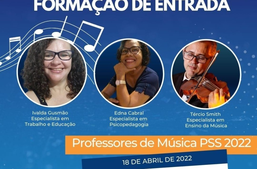 Novos professores de música da rede municipal vão participar de curso de qualificação