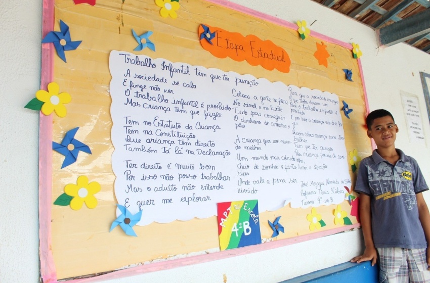 Educação e Ministério Público do Trabalho retomam projeto de combate ao trabalho infantil