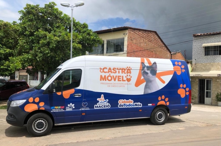 Castramóvel: Gabinete da Causa Animal realiza atendimentos em Jacarecica a partir da terça-feira (26)