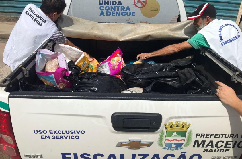 Vigilância Sanitária: fiscais apreendem 700 kg de alimentos impróprios neste fim de semana