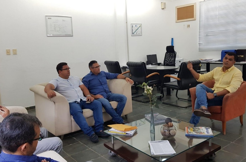 Superintendente de Iluminação de Maceió recebe o vereador Luciano Marinho