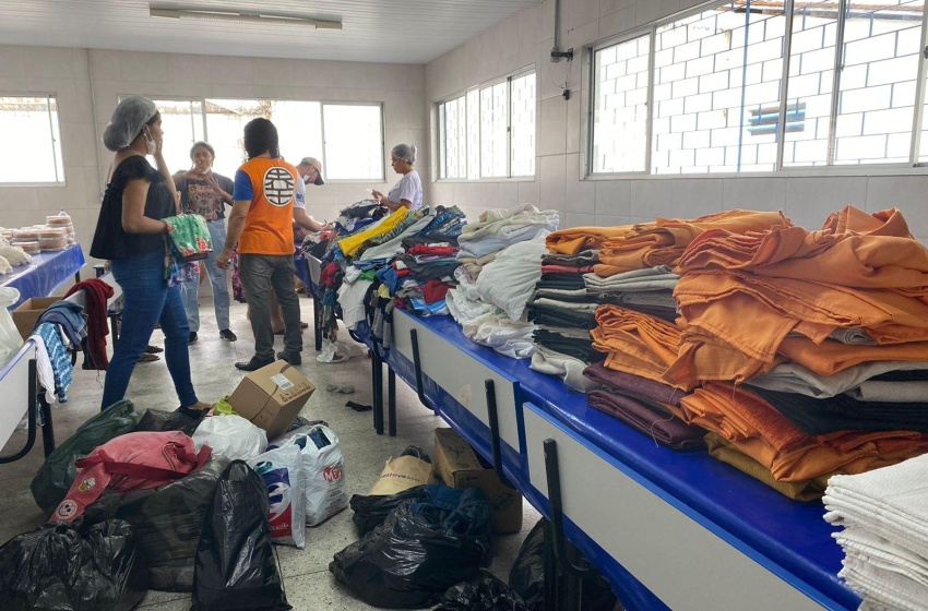 Escolas da rede municipal de ensino abrigam famílias atingidas pelas chuvas