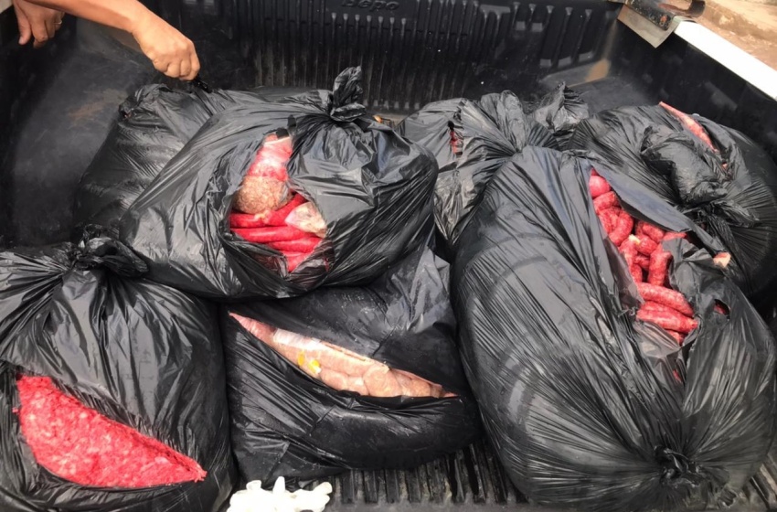 Vigilância Sanitária apreende 75 litros de saneantes e 420 kg de alimentos impróprios para consumo