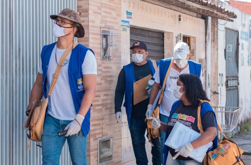 Saúde realiza trabalho de combate ao Aedes aegypti em diversos bairros da capital