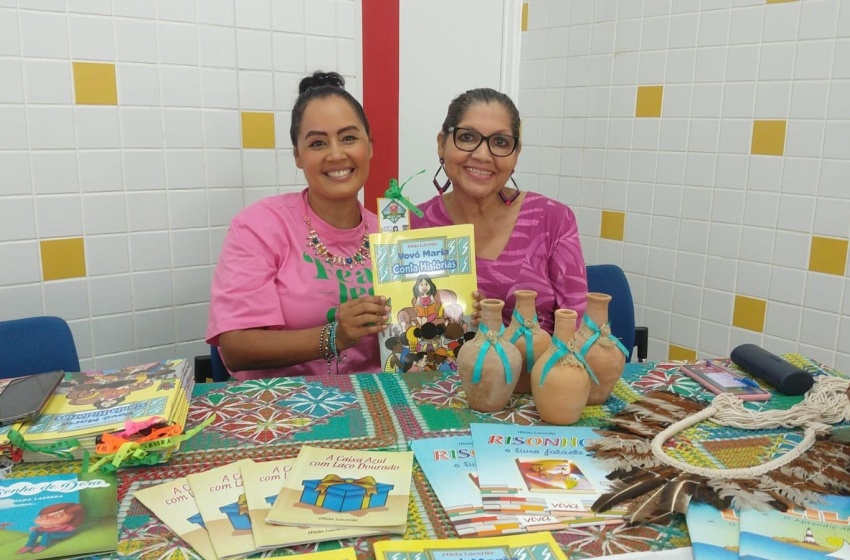 Professora da rede de ensino municipal lança livro para trabalhar o folclore nas escolas